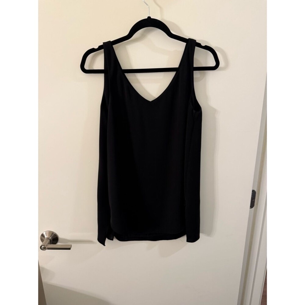 MM Lafleur Black V-Neck Sleeveless Tank